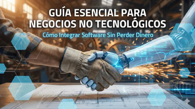 Dueño de negocio evaluando integración tecnológica