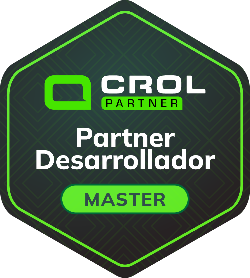 Insignia CROL Partner Desarrollador Master otorgada a Toracom