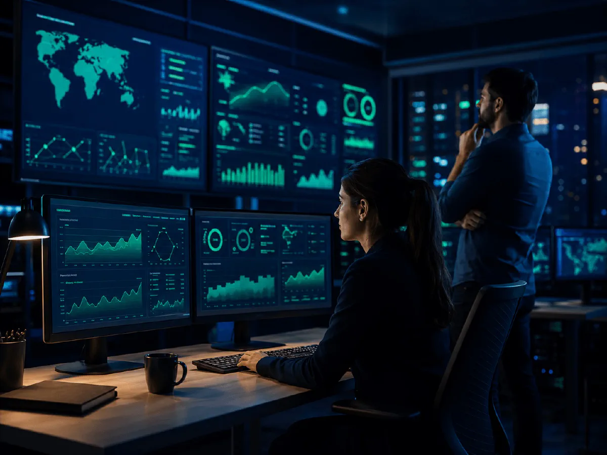 Equipo ejecutivo revisando continuidad del negocio · Toracom Plataforma Segura